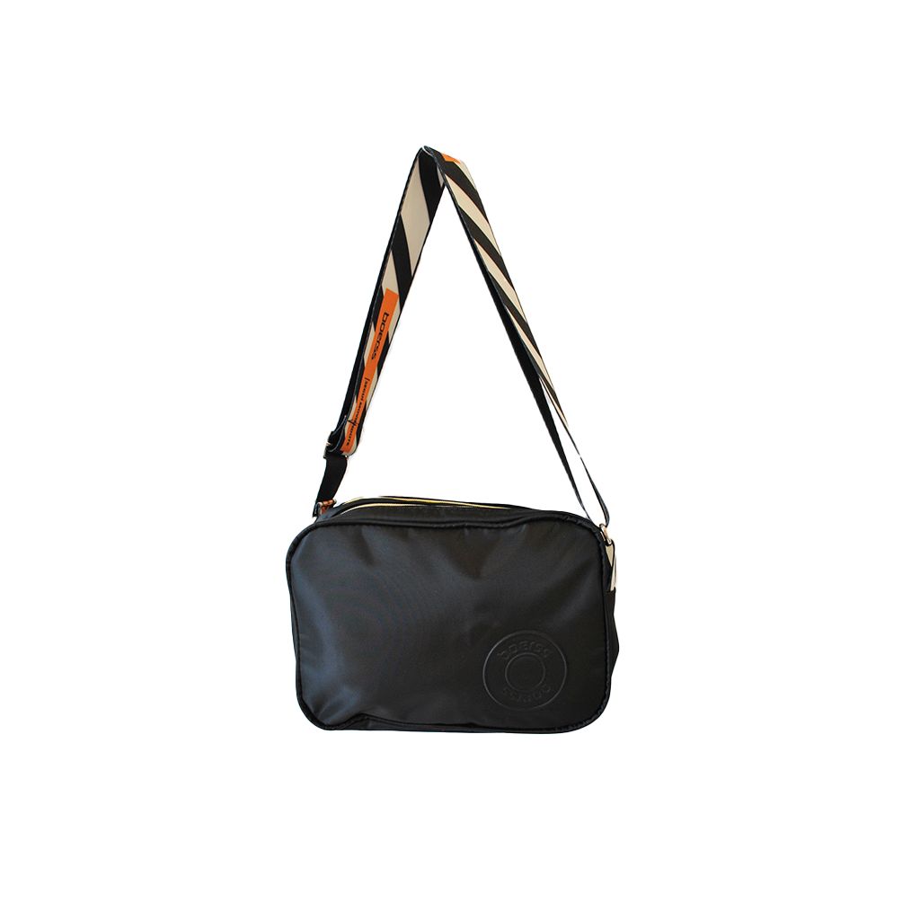 [12070-5-NE] Morral Boerss Doble c/cinta sublimada (Negro)