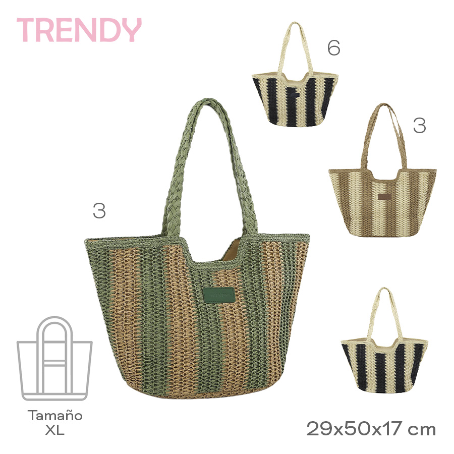 [132106] PLAYERO BEACH BAG TRENDY