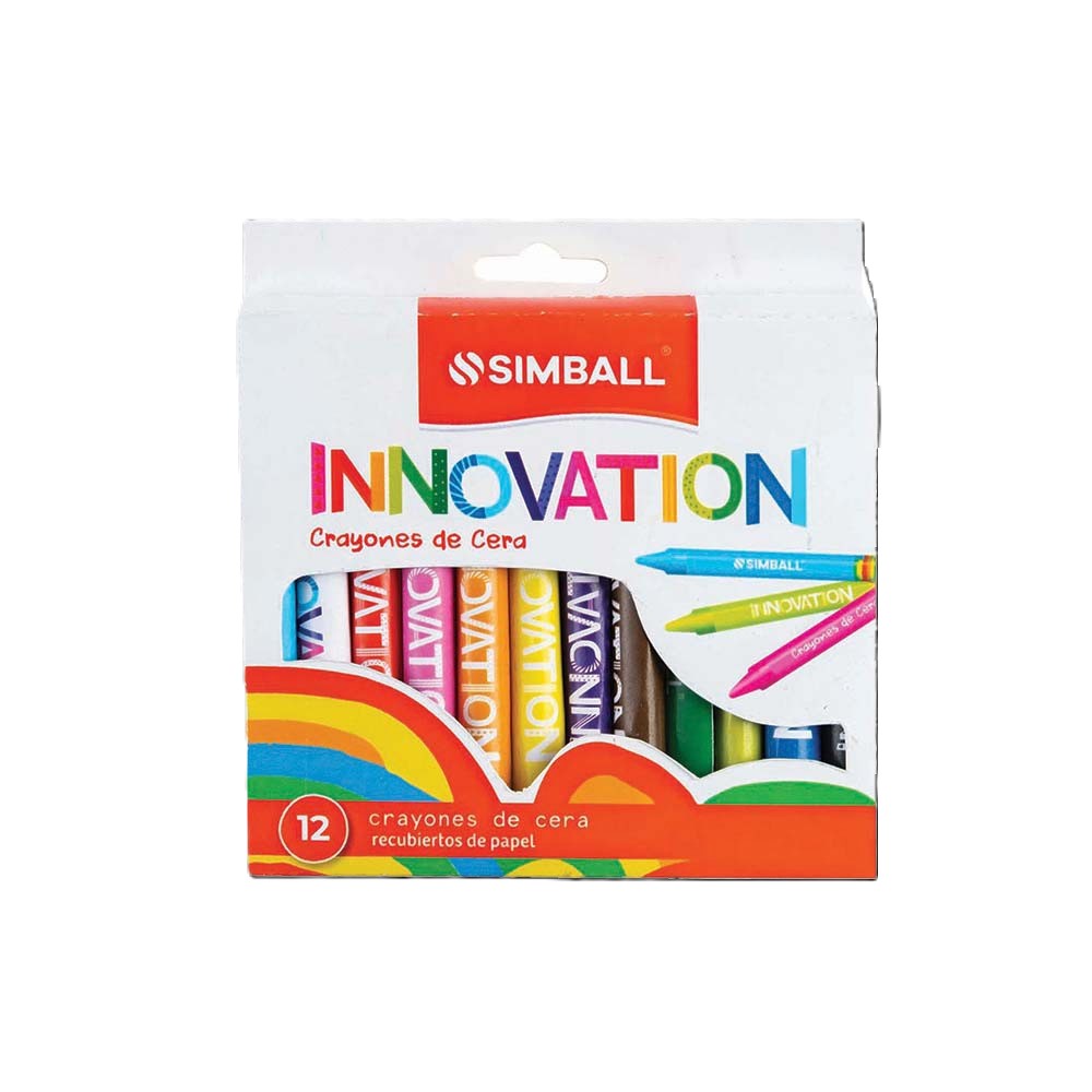 [60217019912] CRAYONES DE CERA INNOVATION X 12 UNIDADES SIMBALL
