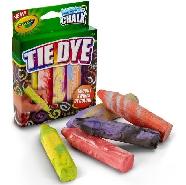[60000035800] TIZAS X 5 UNIDADES MARMOLADAS CRAYOLA