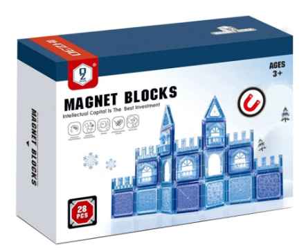 [816759] SET 28 PIEZAS CASTILLO MAGNETIC (HD111A)