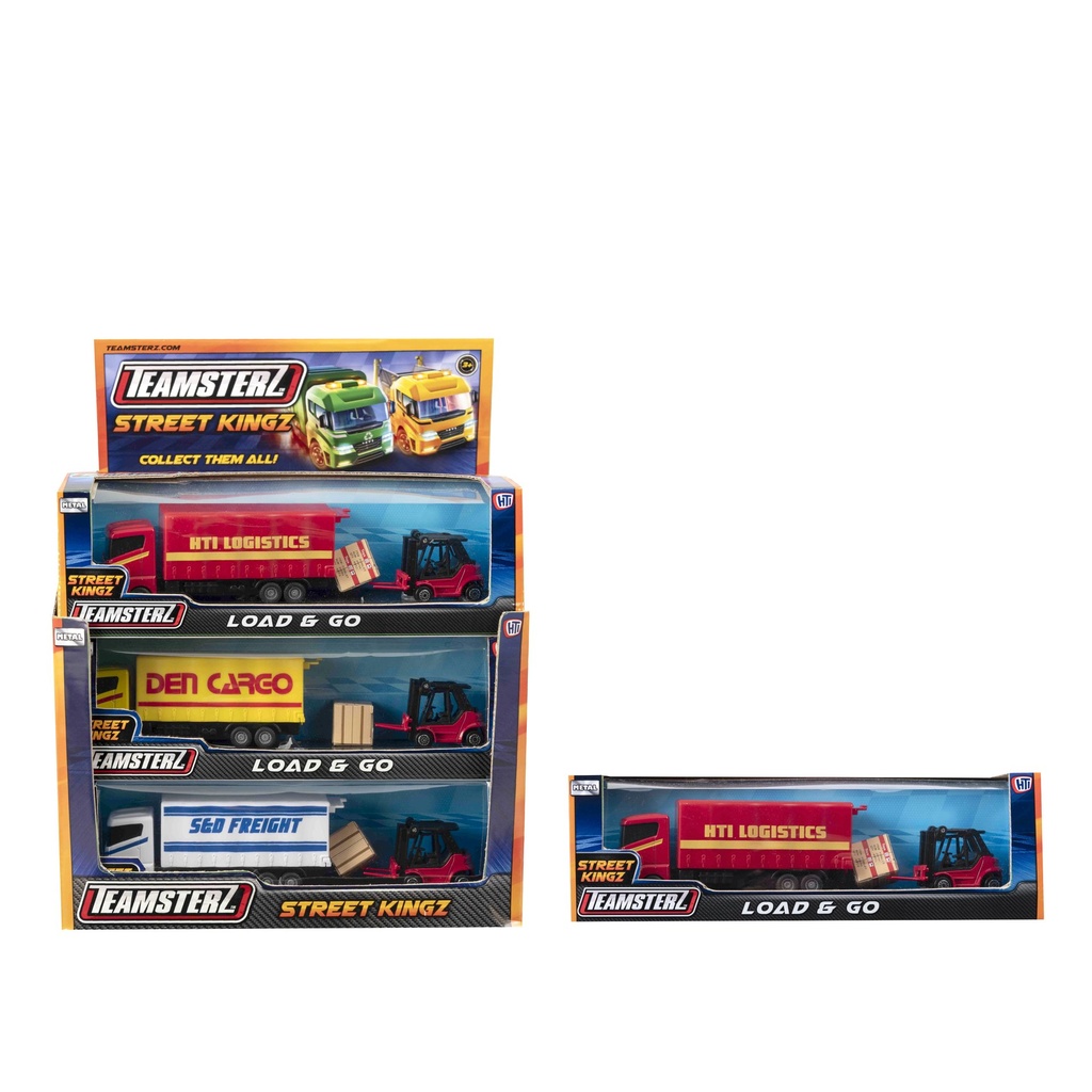 [8114111] Set Logistico camion y montacarga Teamsterz