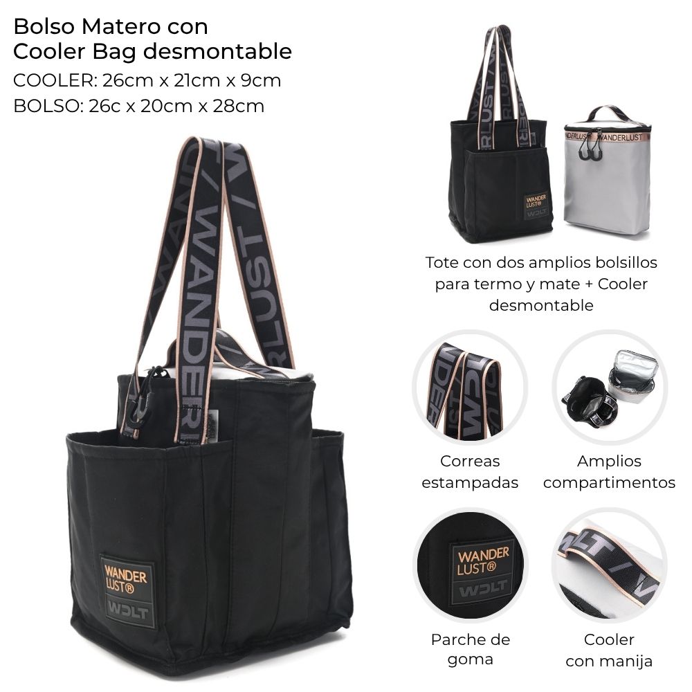 [448324] BOLSO MATERO CON COOLER BAG DESMONTABLE WANDERLUST