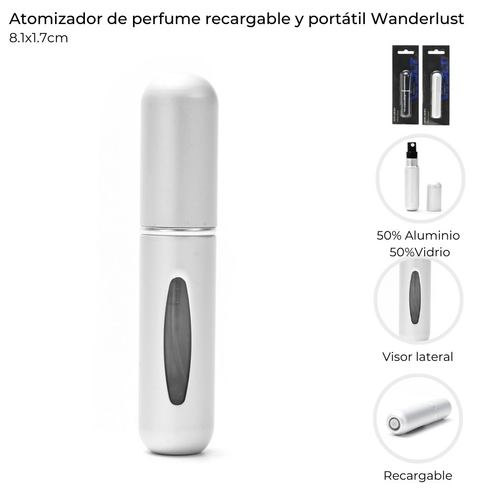 [844221] ATOMIZADOR DE PERFUME RECARGABLE WANDERLUST