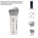SET ENVASES PARA RELLENAR VIAJE X4 - 45ML WDLT