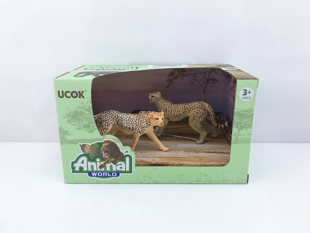 [8199706] ANIMAL WORLD PLAYSET 19CM PACK X 2 CHITA