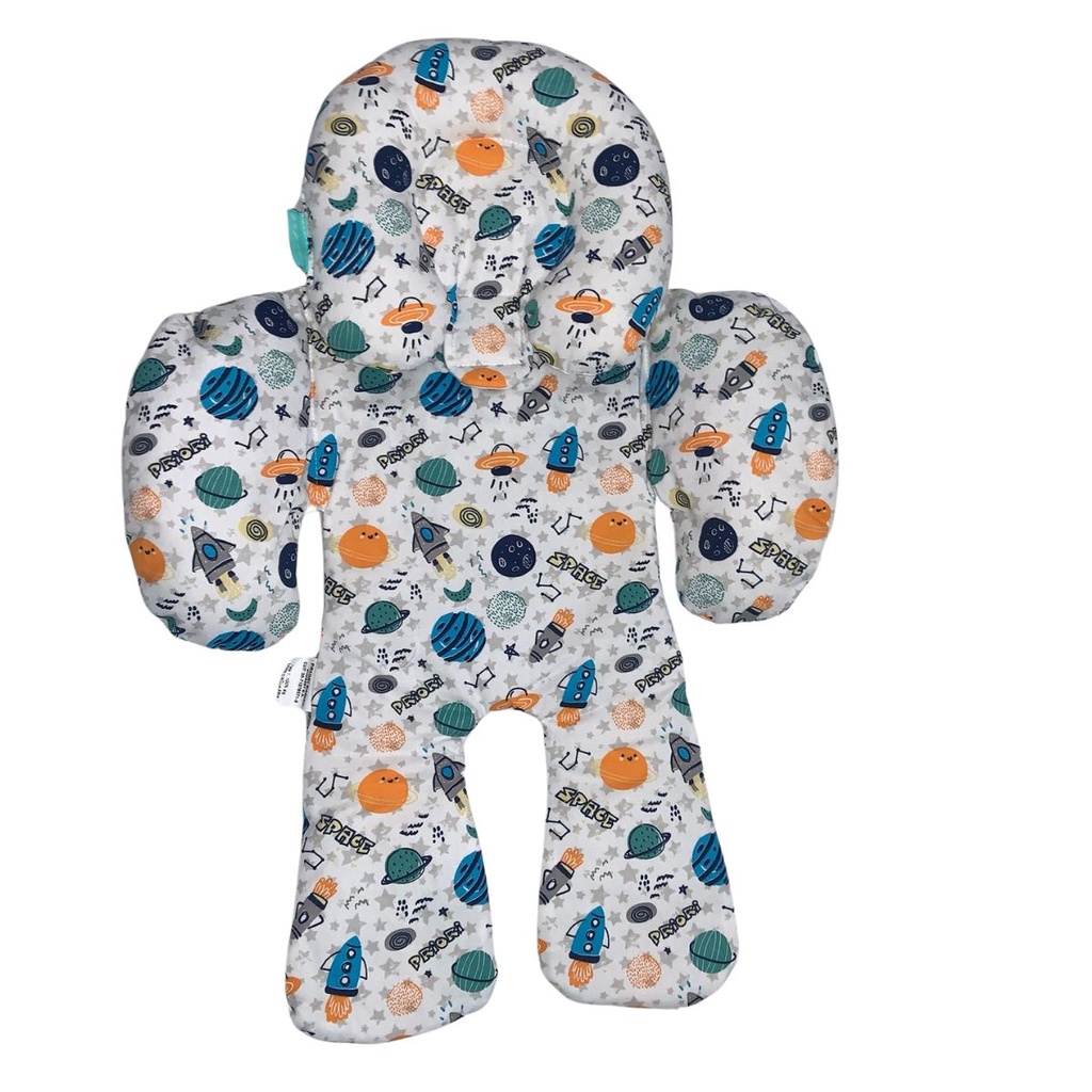 [2CF9128-4] REDUCTOR GABARDINA ESTAMPADO ESPACIO (BLANCO) PRIORI