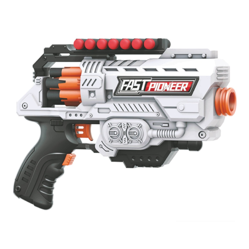[81BIG529] PISTOLA ELECTRONICA LANZA DARDOS C/16