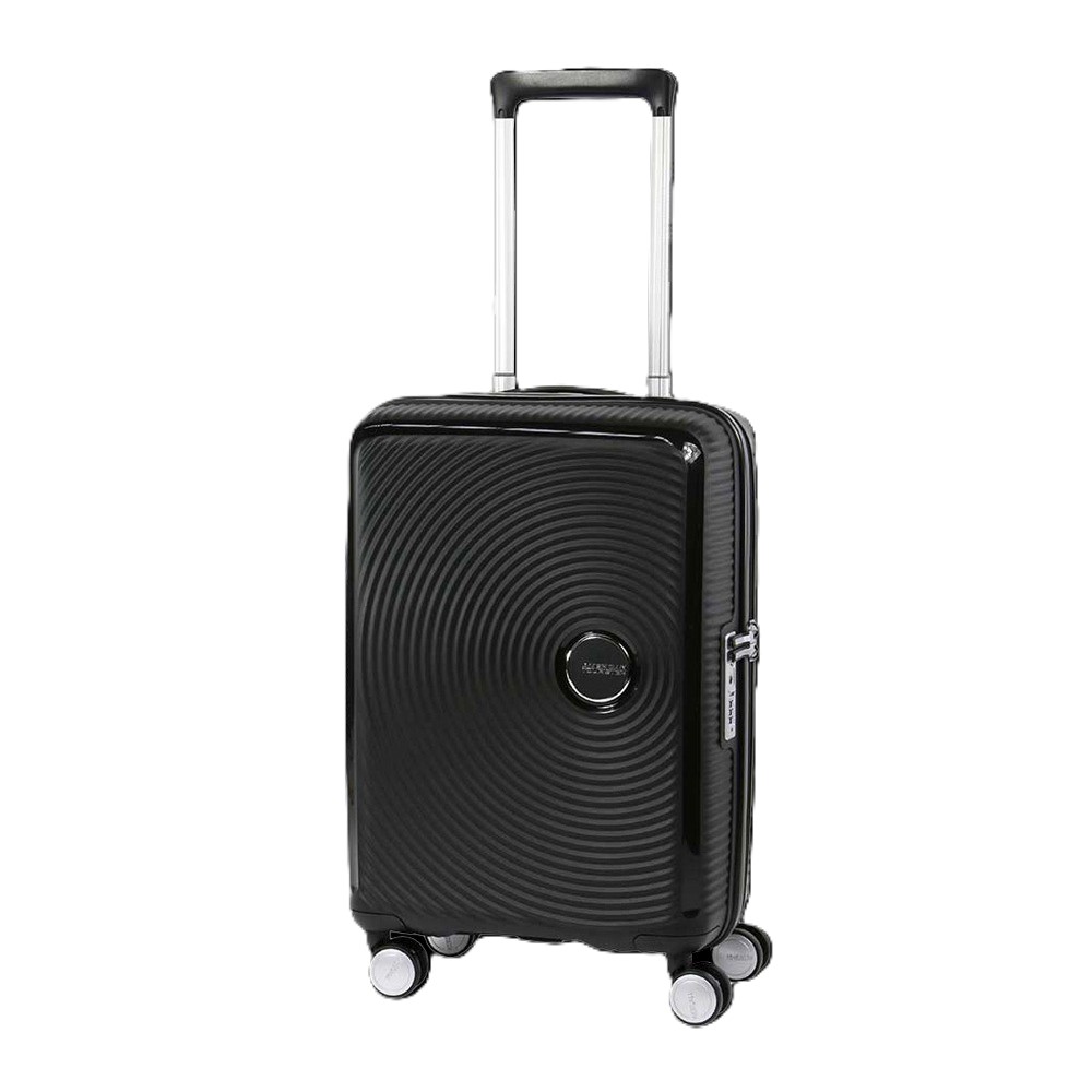 [413108310411] VALIJA CARRY ON AMERICAN TOURISTER CURIO FRONT OPEN BLACK