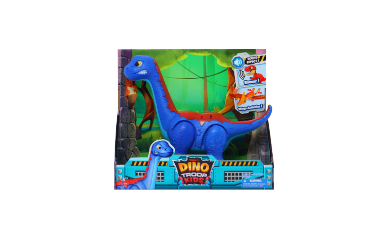 [81IK0514] DINO TROOP - BRONTOSAURUS CON SONIDO