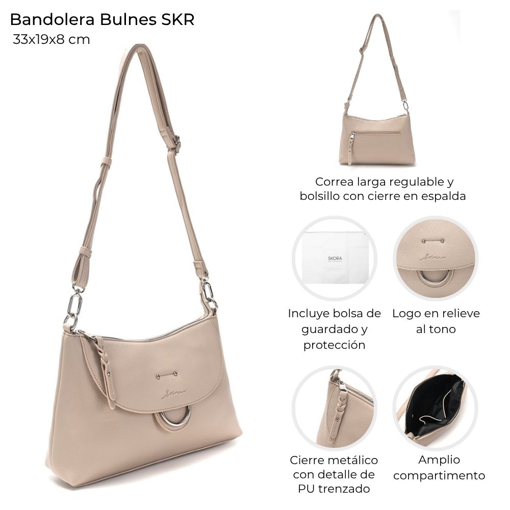 BANDOLERA BULNES SKORA ARENA 33x19x8 CM