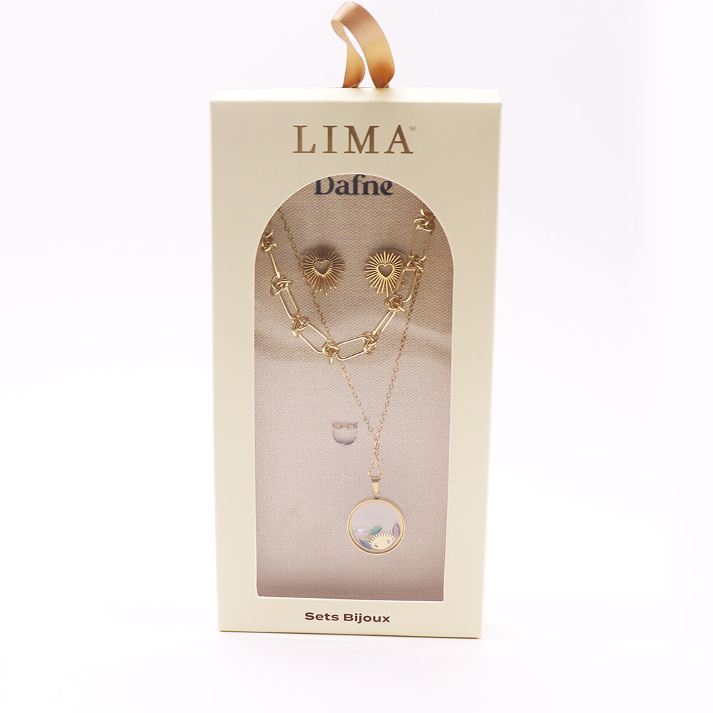 SET BIJOUX DAFNE ARO+COLLARES LIMA
