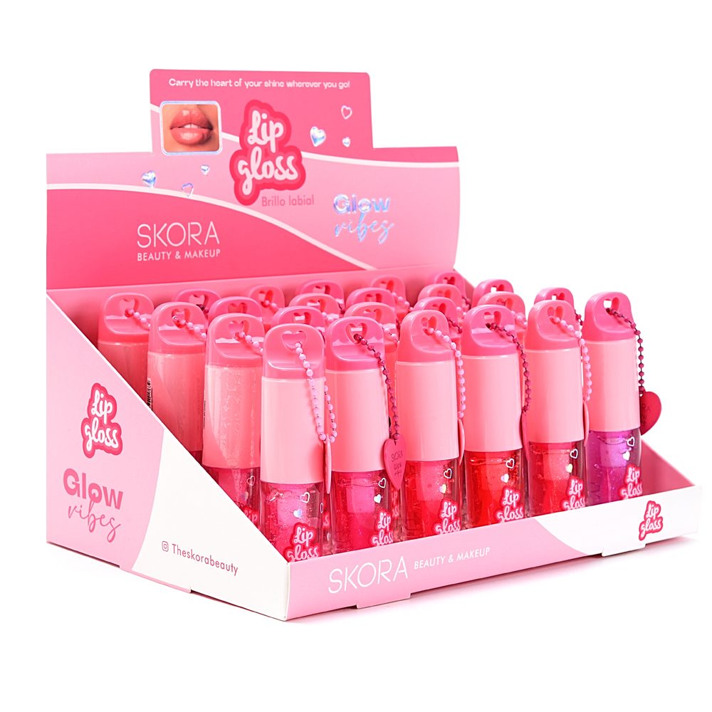BRILLO LABIAL CON LLAVERO SKORA