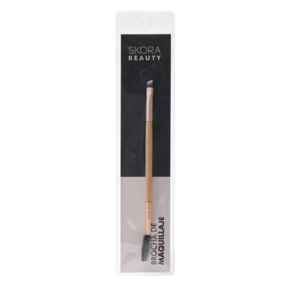 BROCHA-CEPILLO DE CEJAS DOBLE PUNTA SKORA