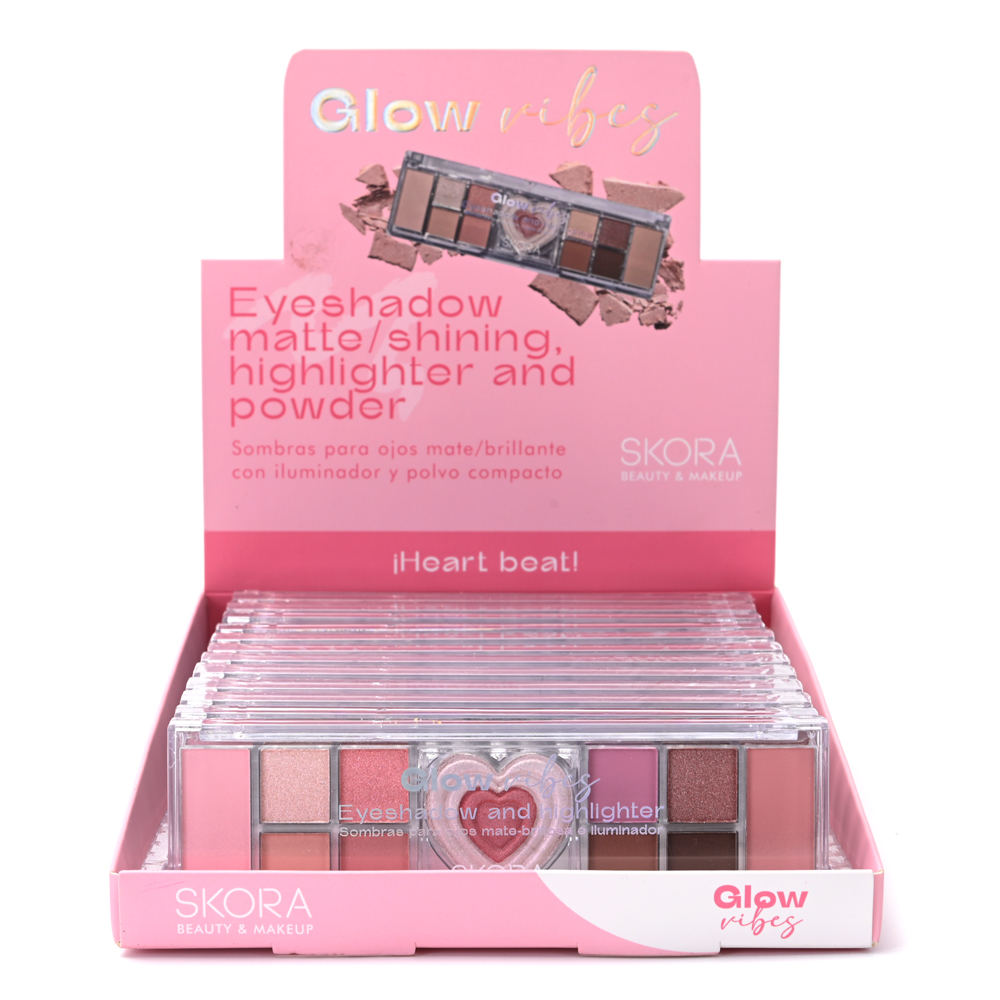[839577] SOMBRAS PARA OJOS x12 TONOS SKORA