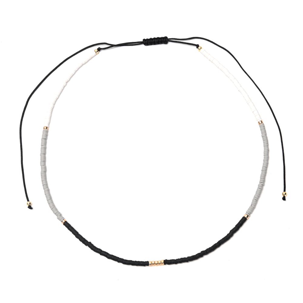 COLLAR CANUTILLOS NEGRO SKORA
