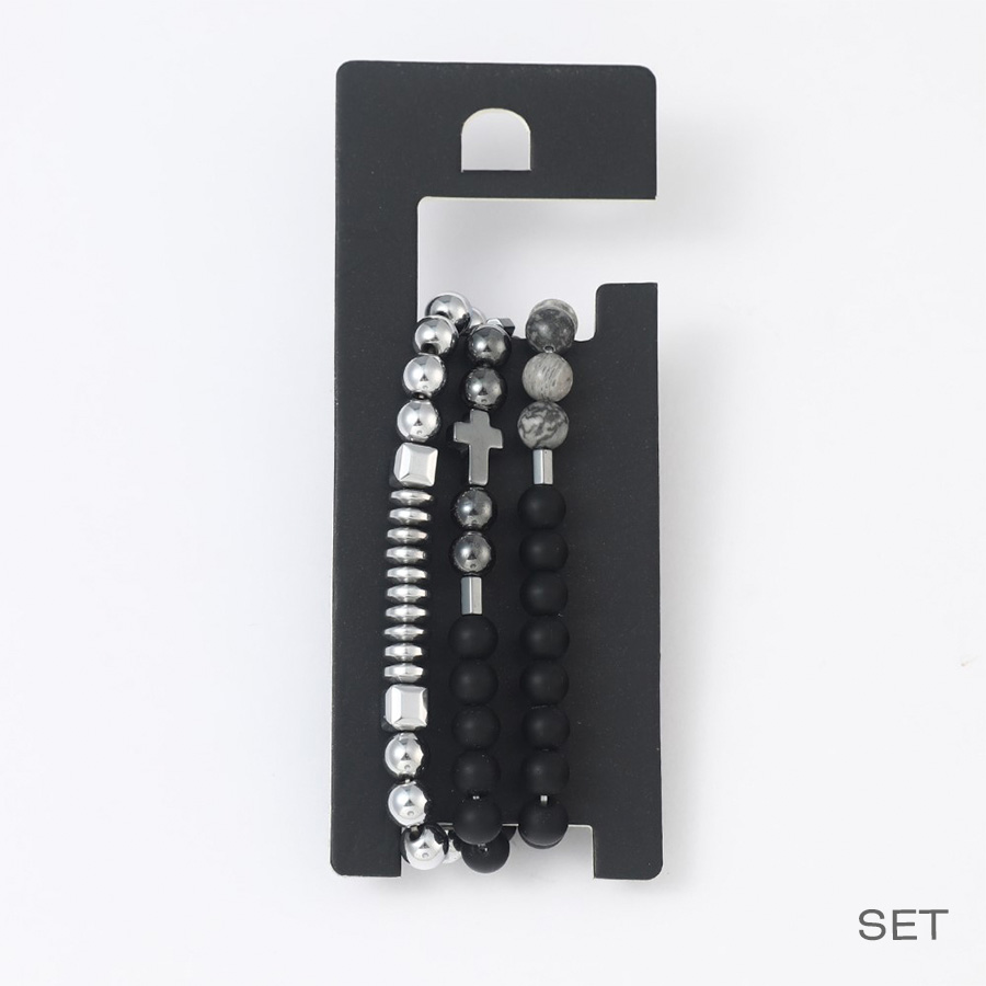 [854476] SET PULSERA HOMBRE TRENDY