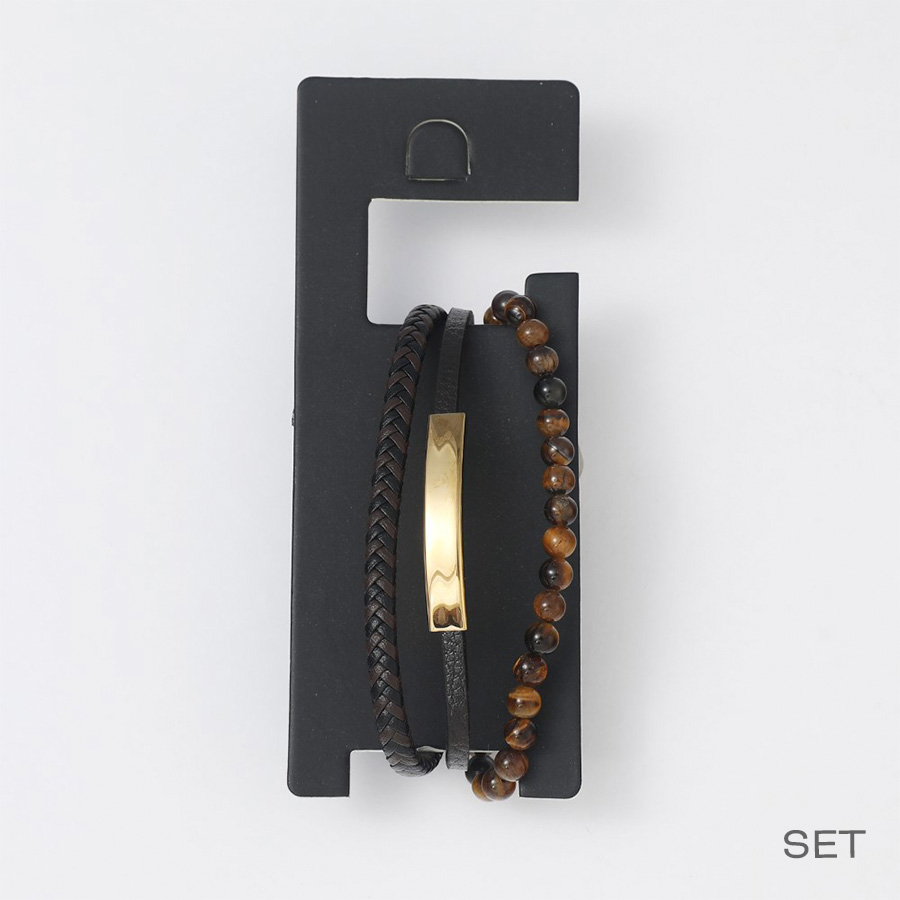 SET PULSERA HOMBRE TRENDY