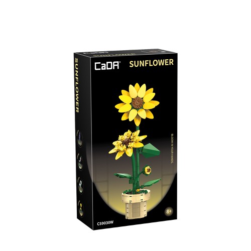 [81C59030W] BLOQUES PARA ARMAR 187 PIEZAS: SUNFLOWER
