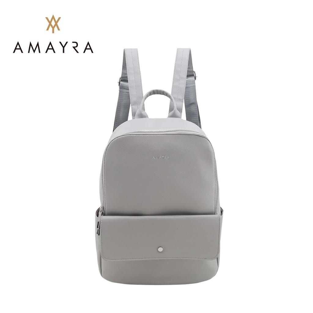 [167.5300229] MOCHILA AMAYRA GRIS PORTA TABLET