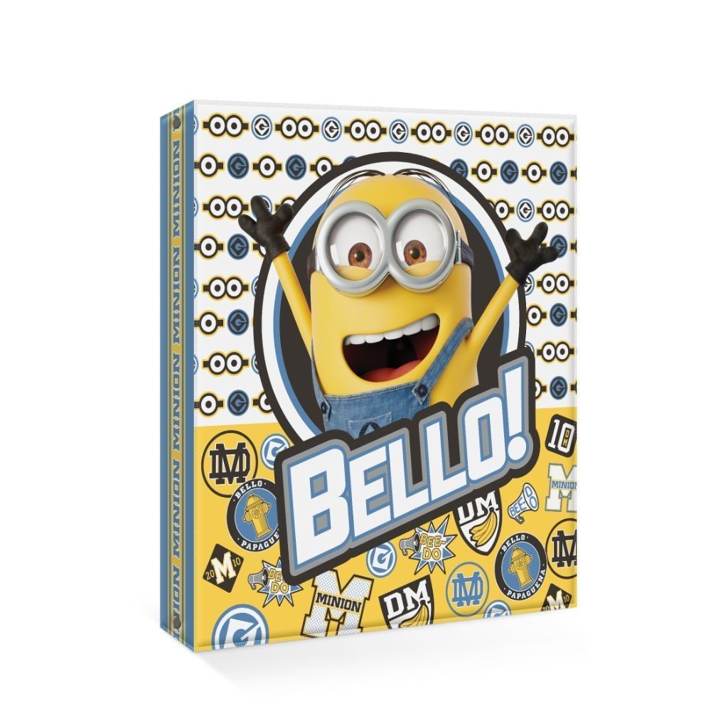 [8MIN9415L] Carpeta N°3 PVC 3 anillos Minions
